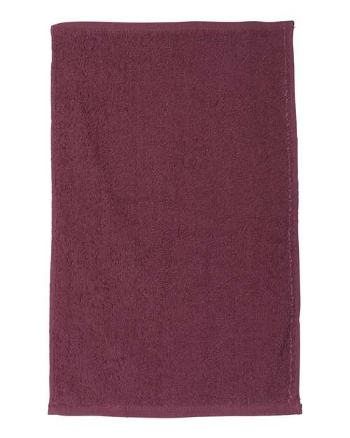 Budget Rally Towel - Maroon Front