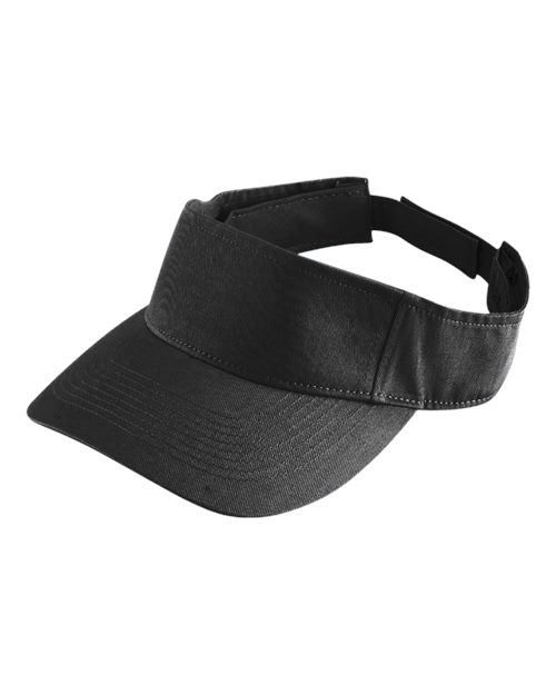 Sport Twill Visor - Black Front