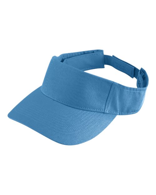 Sport Twill Visor - Columbia Blue Front