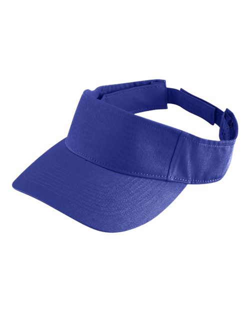 Sport Twill Visor - Purple Front