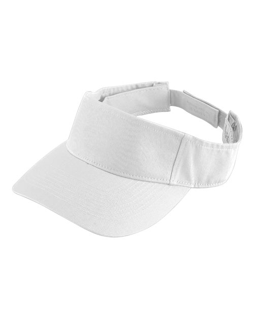 Sport Twill Visor - White Front