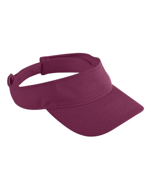 Athletic Mesh Visor - Maroon Front