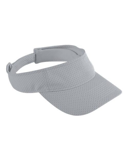 Athletic Mesh Visor - Silver Grey Front