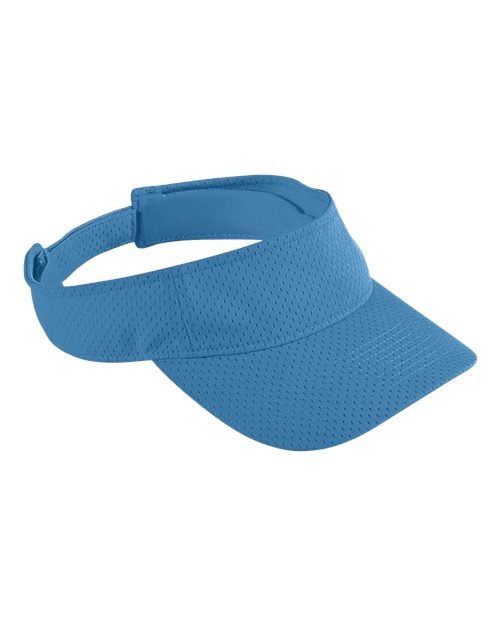 Augusta Sportswear Youth Athletic Mesh Visor - Columbia Blue Front