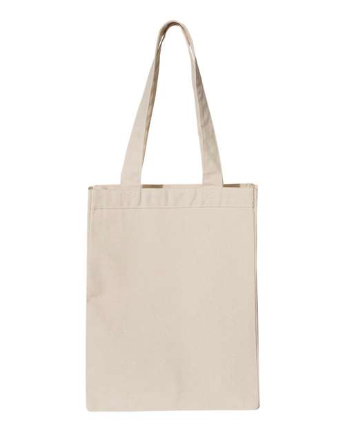 12L Gussetted Shopping Bag - Natural Back