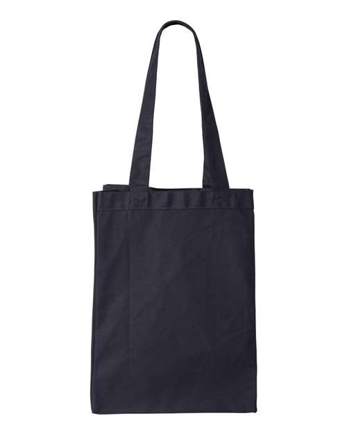 12L Gussetted Shopping Bag - Navy Back