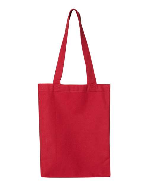 12L Gussetted Shopping Bag - Red Back