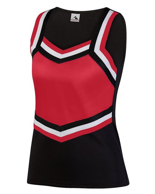 Women's Pike Cheer Shell - Black/ Red/ White Front