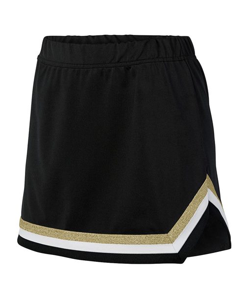 Women's Pike Cheer Skirt - Black/ Red/ White Front
