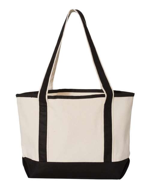 20L Small Deluxe Tote - Natural/ Black Back