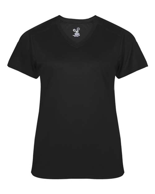 Women's  Ultimate SoftLock™ V-Neck T-Shirt - Black Front