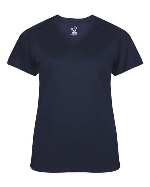 Women's  Ultimate SoftLock™ V-Neck T-Shirt - Navy Front