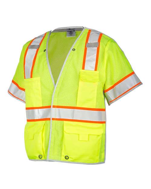Kishigo Unisex Premium Brilliant Series® Breakaway Class 3 Vest - Side