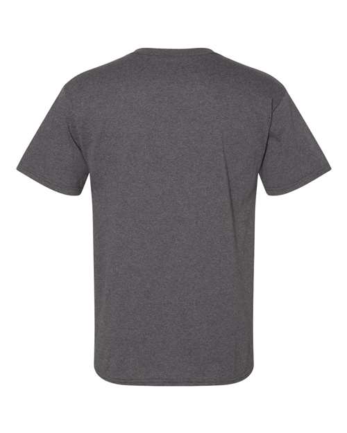 Unisex Essential-T T-Shirt - Charcoal Heather Back