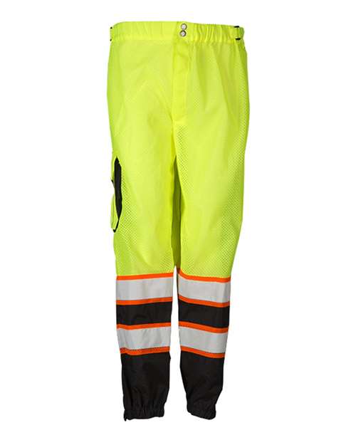 Unisex Premium Brilliant Series® Mesh Pants - Lime Front
