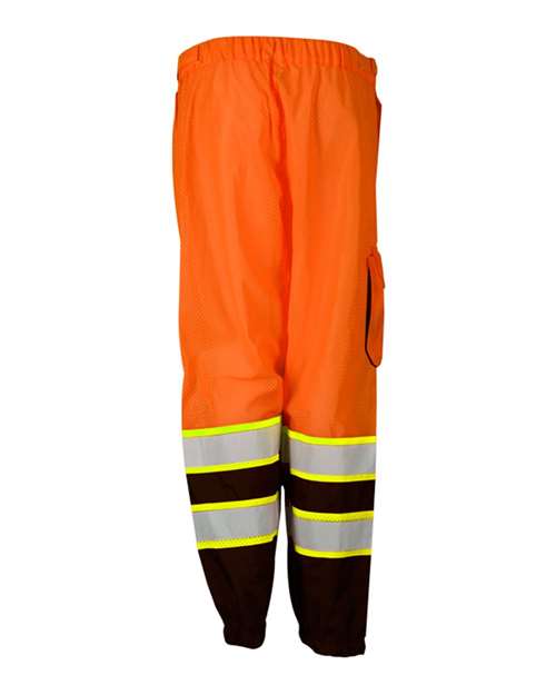 Unisex Premium Brilliant Series® Mesh Pants - Orange Back