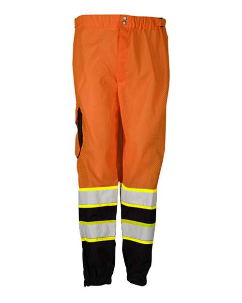 Unisex Premium Brilliant Series® Mesh Pants - Orange Front