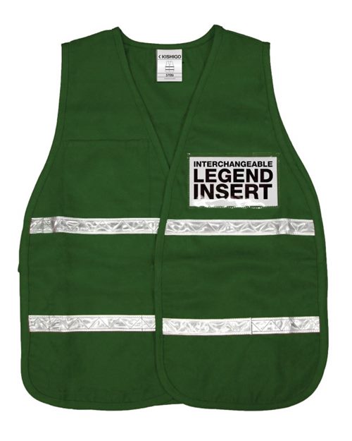 Unisex 700 Series Incident Command Vest - 3705I Green Front