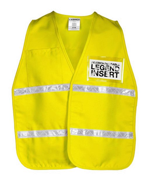 Unisex 700 Series Incident Command Vest - 3710I Yellow Front