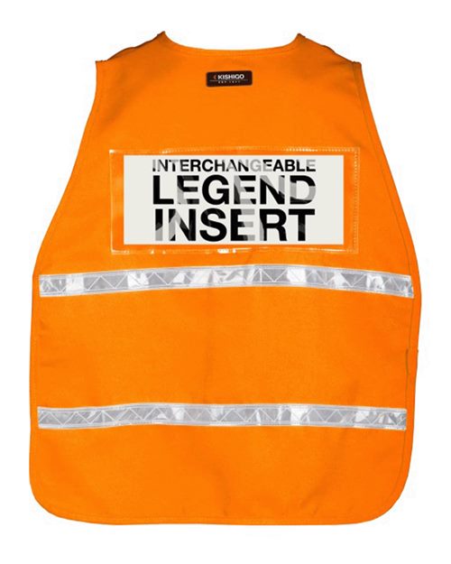 Unisex 700 Series Incident Command Vest - 3712I Orange Back