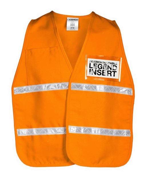 Unisex 700 Series Incident Command Vest - 3712I Orange Front