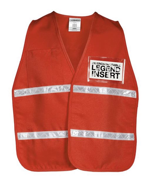 Unisex 700 Series Incident Command Vest - 3707I International Orange Front