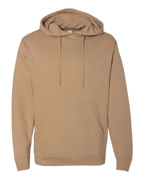 Unisex Midweight Hooded Sweatshirt - Sandstone Front