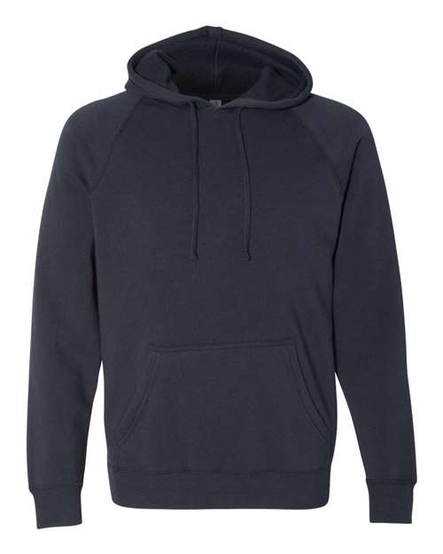 Unisex Special Blend Raglan Hooded Sweatshirt - Classic Navy Front