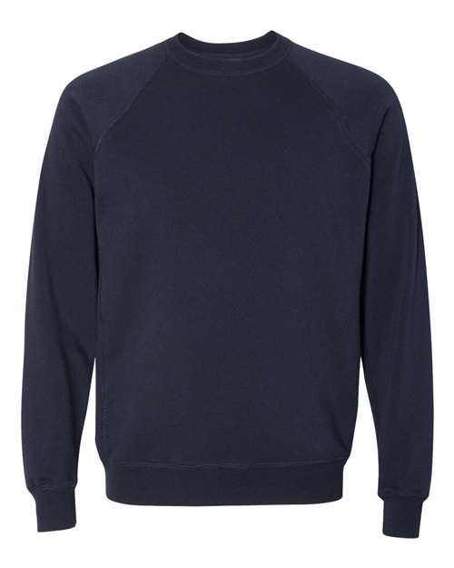 Unisex Special Blend Raglan Crewneck Sweatshirt - Classic Navy Front
