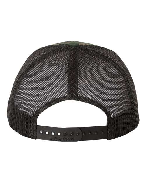 Printed Trucker Cap - Army Camo/ Black Back