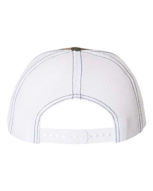 Printed Trucker Cap - Army Camo/ White Back