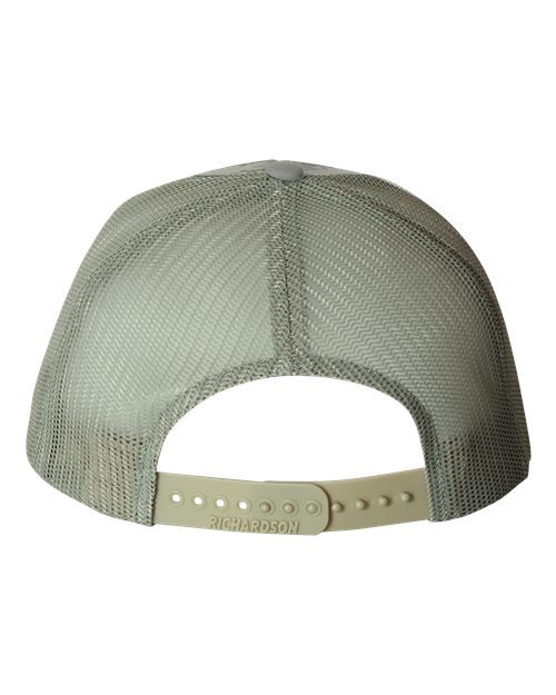 Printed Trucker Cap - Military Digital Camo/ Light Green Back