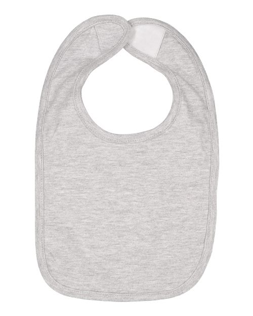 Infant Premium Jersey Bib - Heather Front