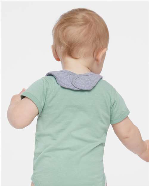 Infant Premium Jersey Bib - Heather Back