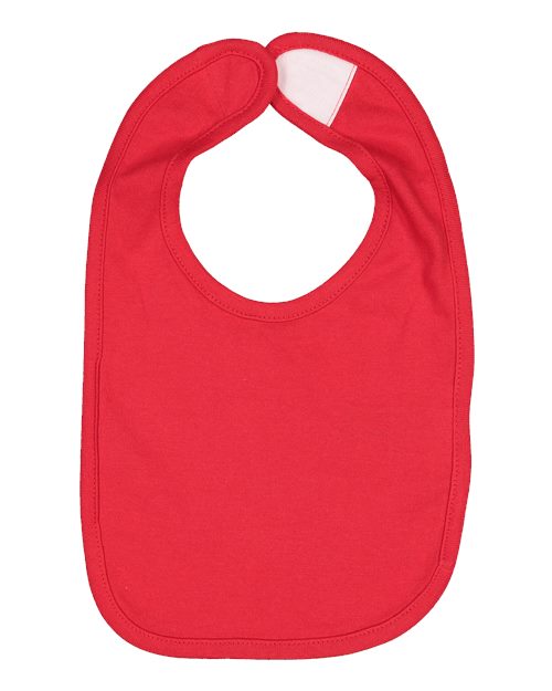 Infant Premium Jersey Bib - Red Front