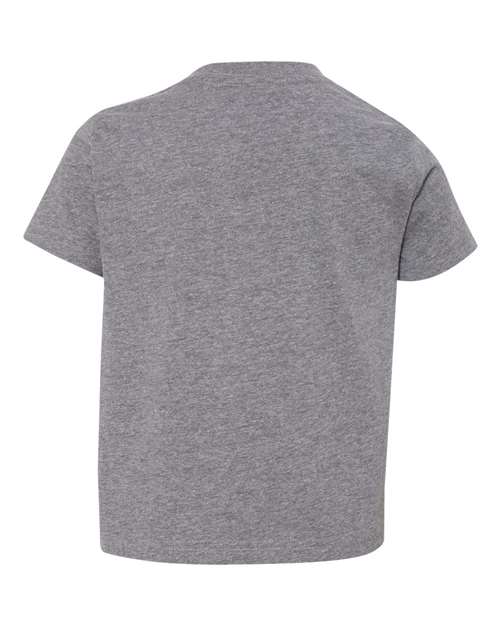 Toddler Fine Jersey Tee - Granite Heather Back
