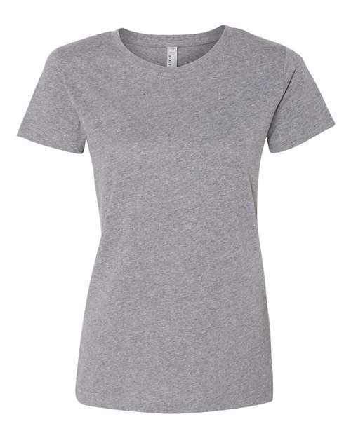 Women's Fine Jersey Tee - Granite Heather Front