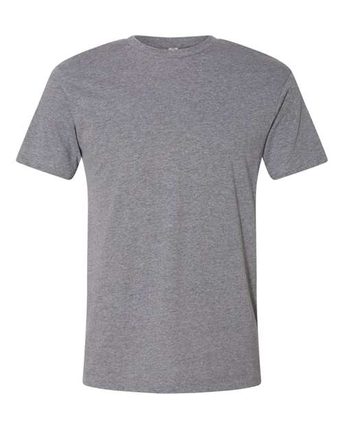 Unisex Fine Jersey Tee - Granite Heather Front