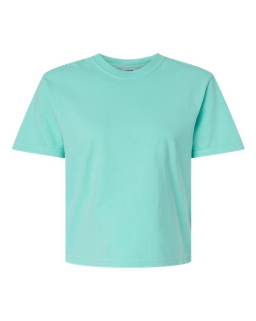 Women's Garment-Dyed Heavyweight Boxy T-Shirt - Chalky Mint Front