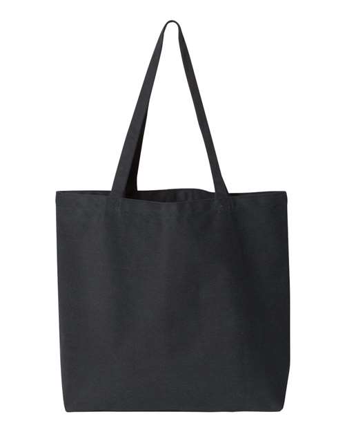 Seaside Pigment-Dyed Large Tote - Washed Black Back