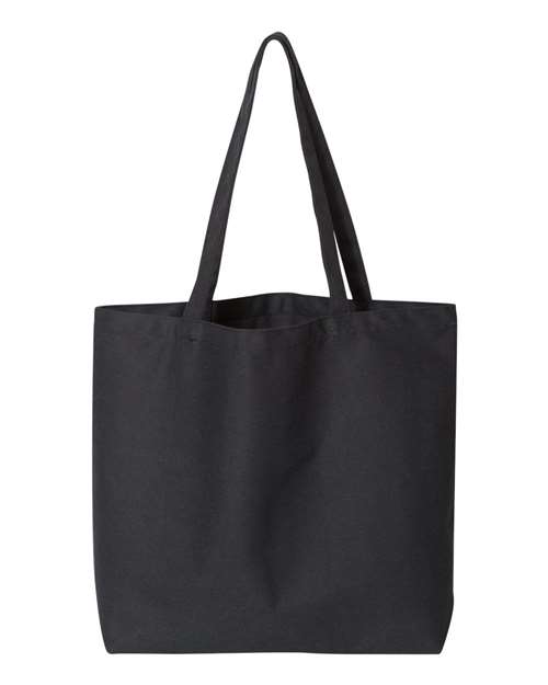 Seaside Pigment-Dyed Large Tote - Washed Black Front