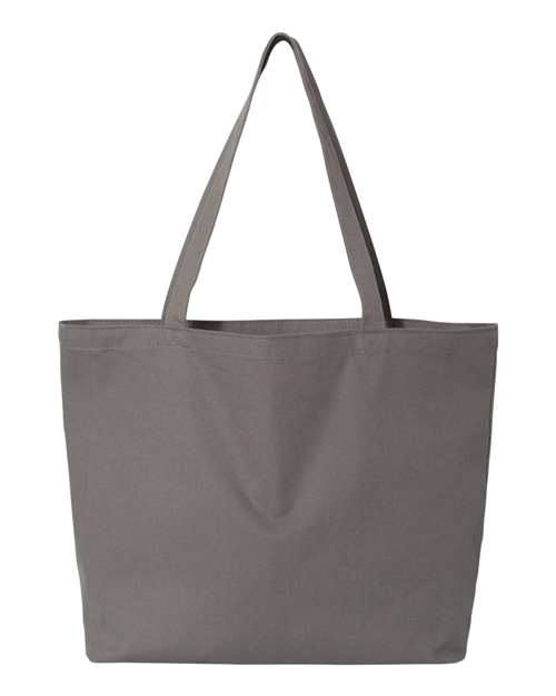 Seaside Pigment-Dyed Large Tote - Grey Front