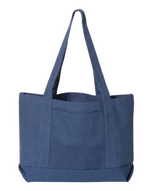Liberty Bags 8870 - Washed Navy Front