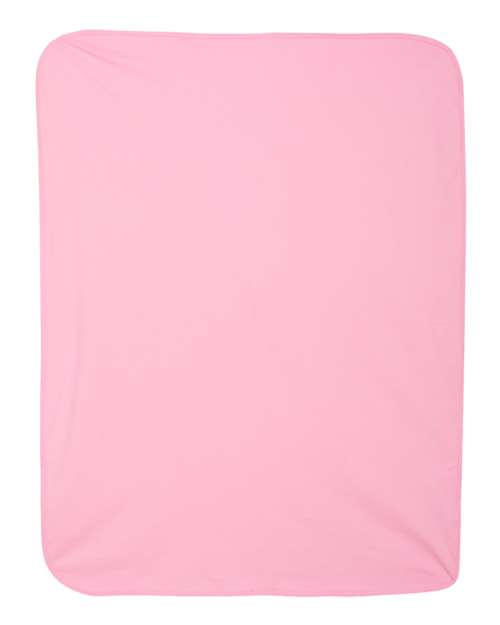 Premium Jersey Infant Blanket - Pink Front