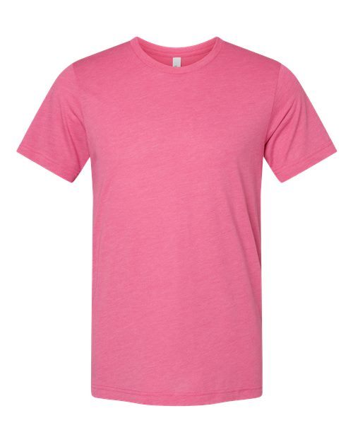 BELLA + CANVAS Triblend Tee - Charity Pink Triblend Front