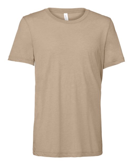 BELLA + CANVAS Triblend Tee - Tan Triblend Front
