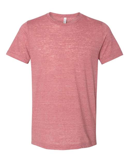 Unisex Texture Tee - Mauve Slub Front