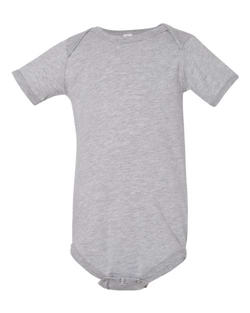 BELLA + CANVAS Infant Jersey One Piece - Athletic Heather Front