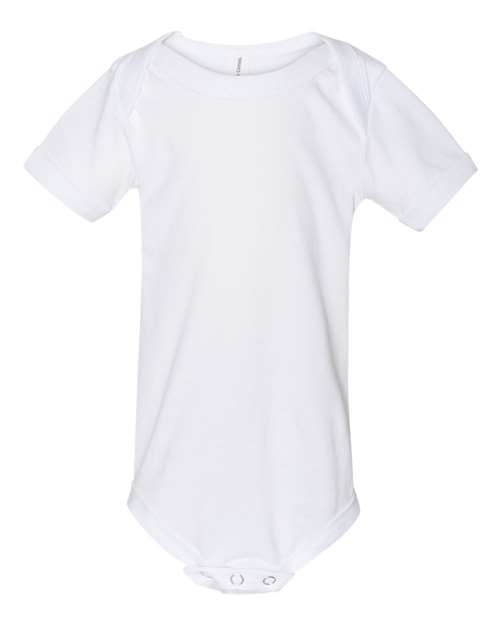 BELLA + CANVAS Infant Jersey One Piece - White Front