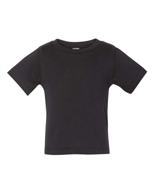 BELLA + CANVAS Infant Jersey Tee - Black Front